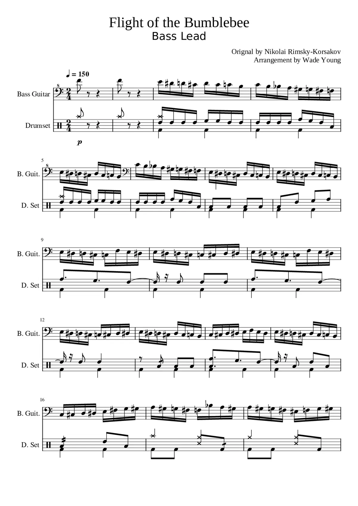 Flight of the Bumblebee - Page 1