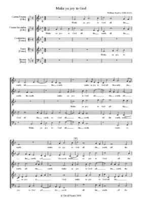 Make ye joy to God