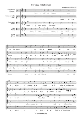 Crowned with flowers