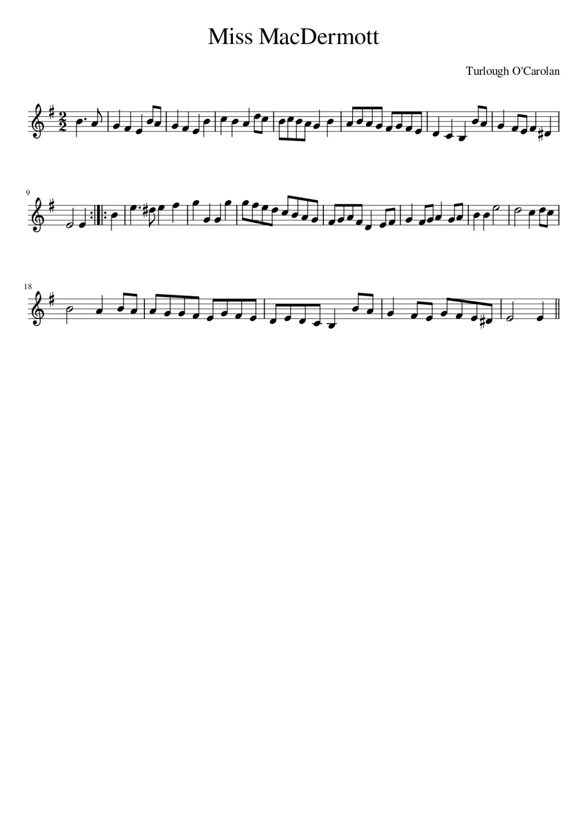 Miss MacDermott - Page 1