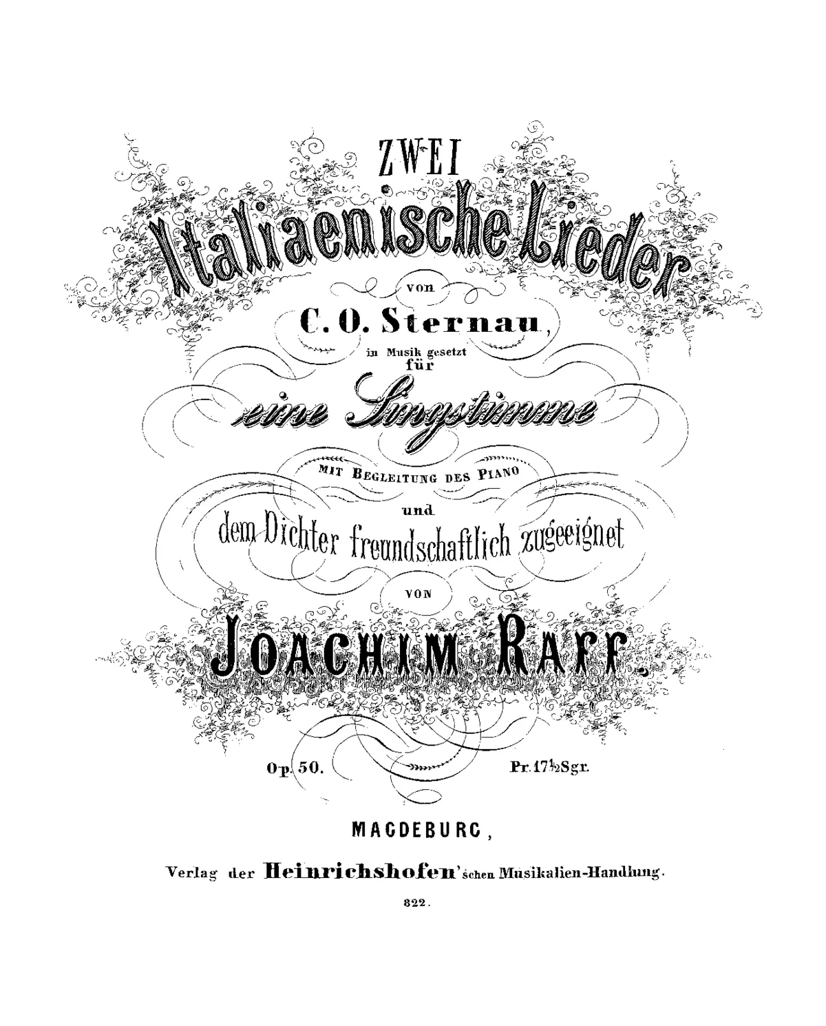 2 Italienische Lieder - Page 1