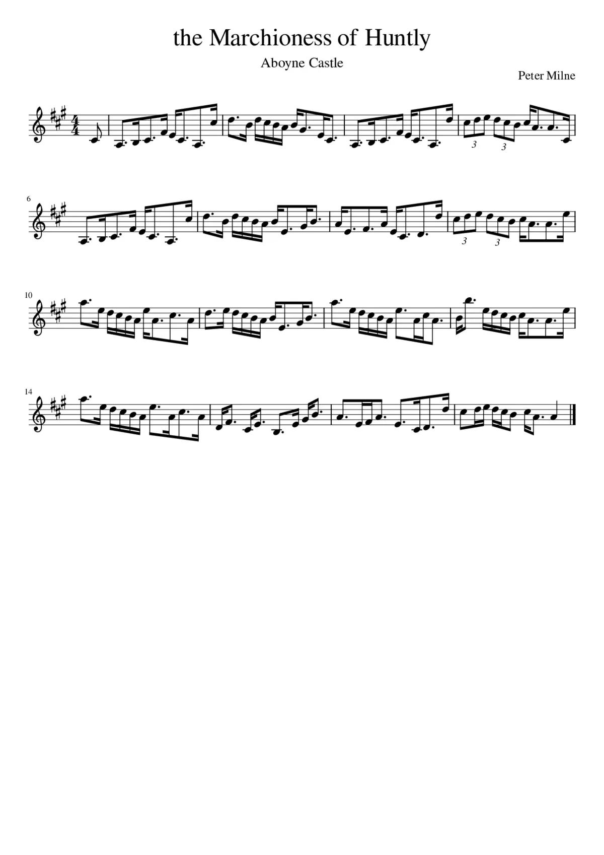 the Marchioness of Huntly - Page 1