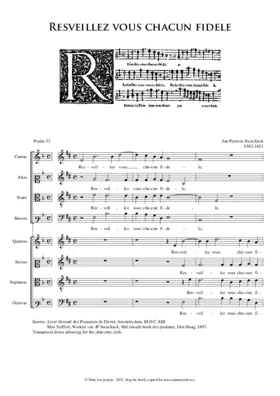 Pseaume 33 - Resveillez vous chacun fidele