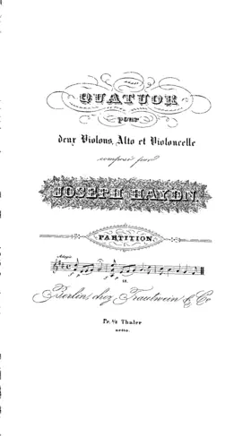 String Quartet in D major