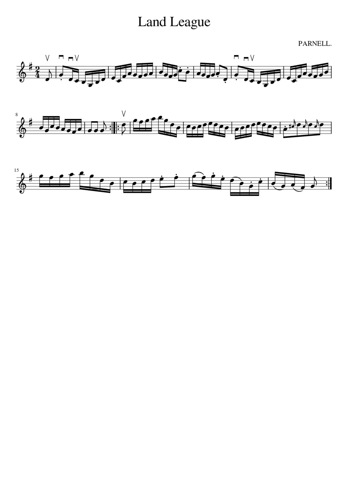 Land League - Page 1