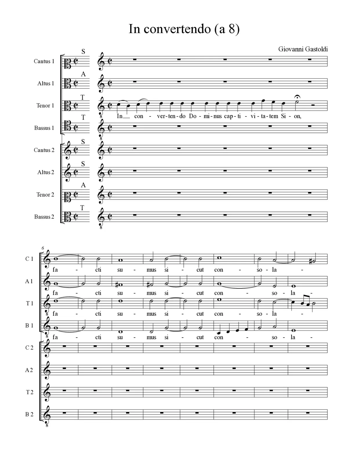 In convertendo (a 8) - Page 1