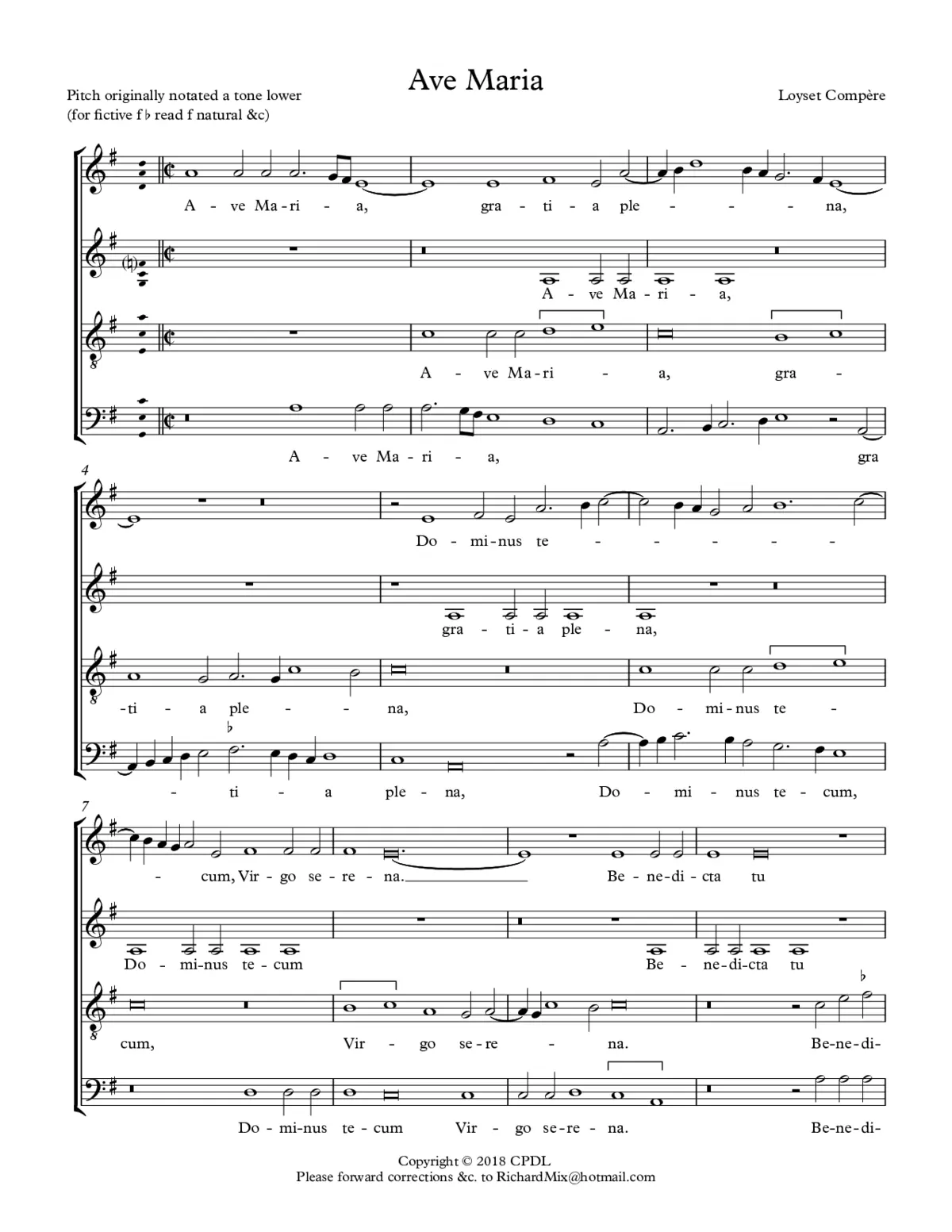 Ave Maria - Page 1