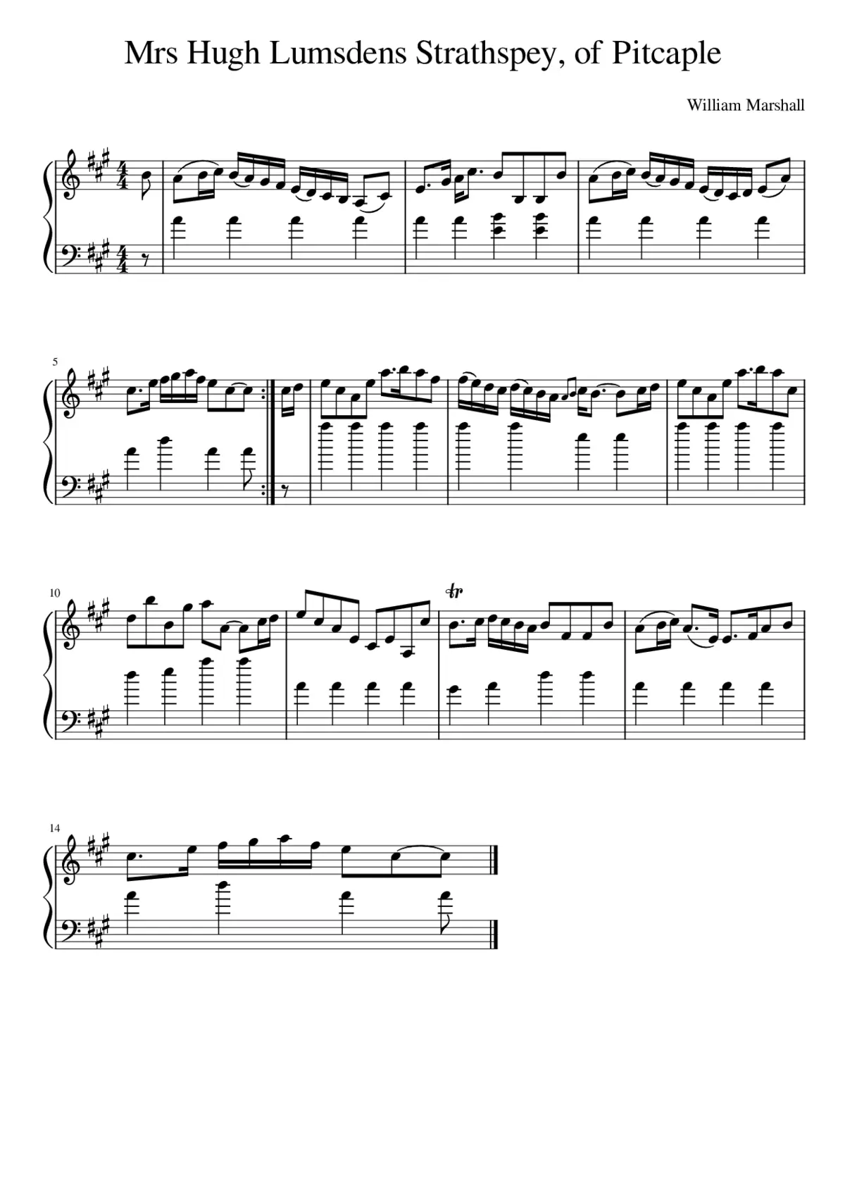 Mrs Hugh Lumsdens Strathspey of Pitcaple - Page 1