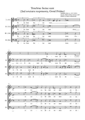 Tenebrae factae sunt