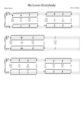 In the hour of trouble it is sweet to have a friend (Ackley)