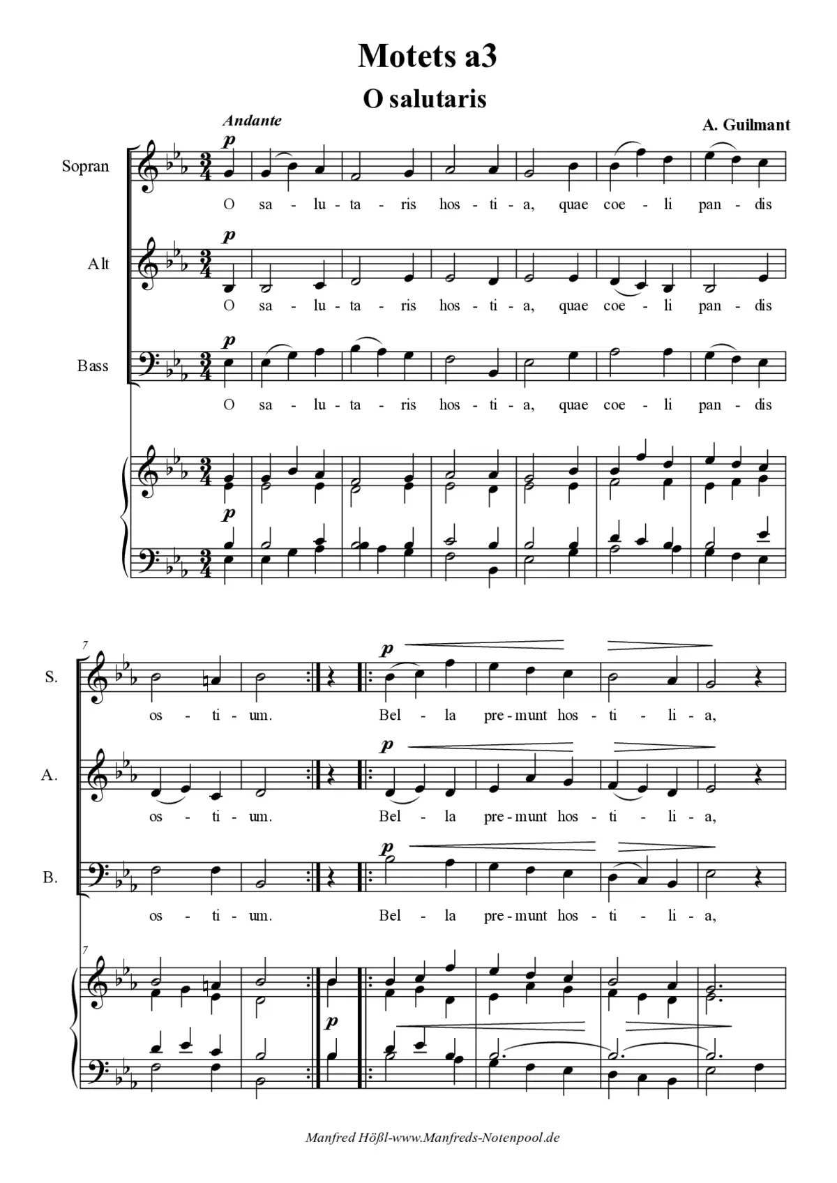 3 3-st. Motetten - Page 1