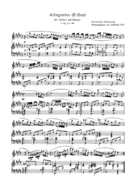 Allegretto in E Major
