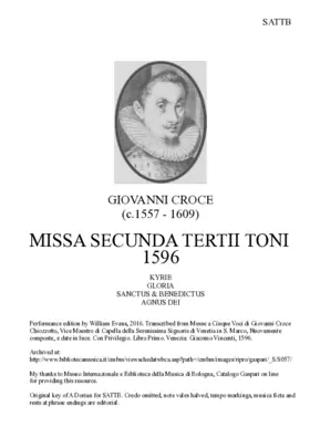 Missa secunda tertii toni
