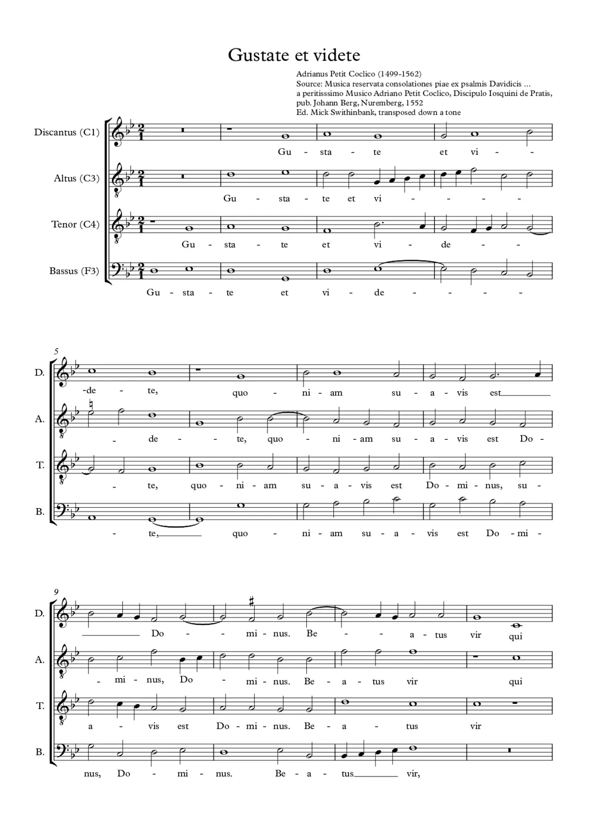 Gustate et videte - Page 1