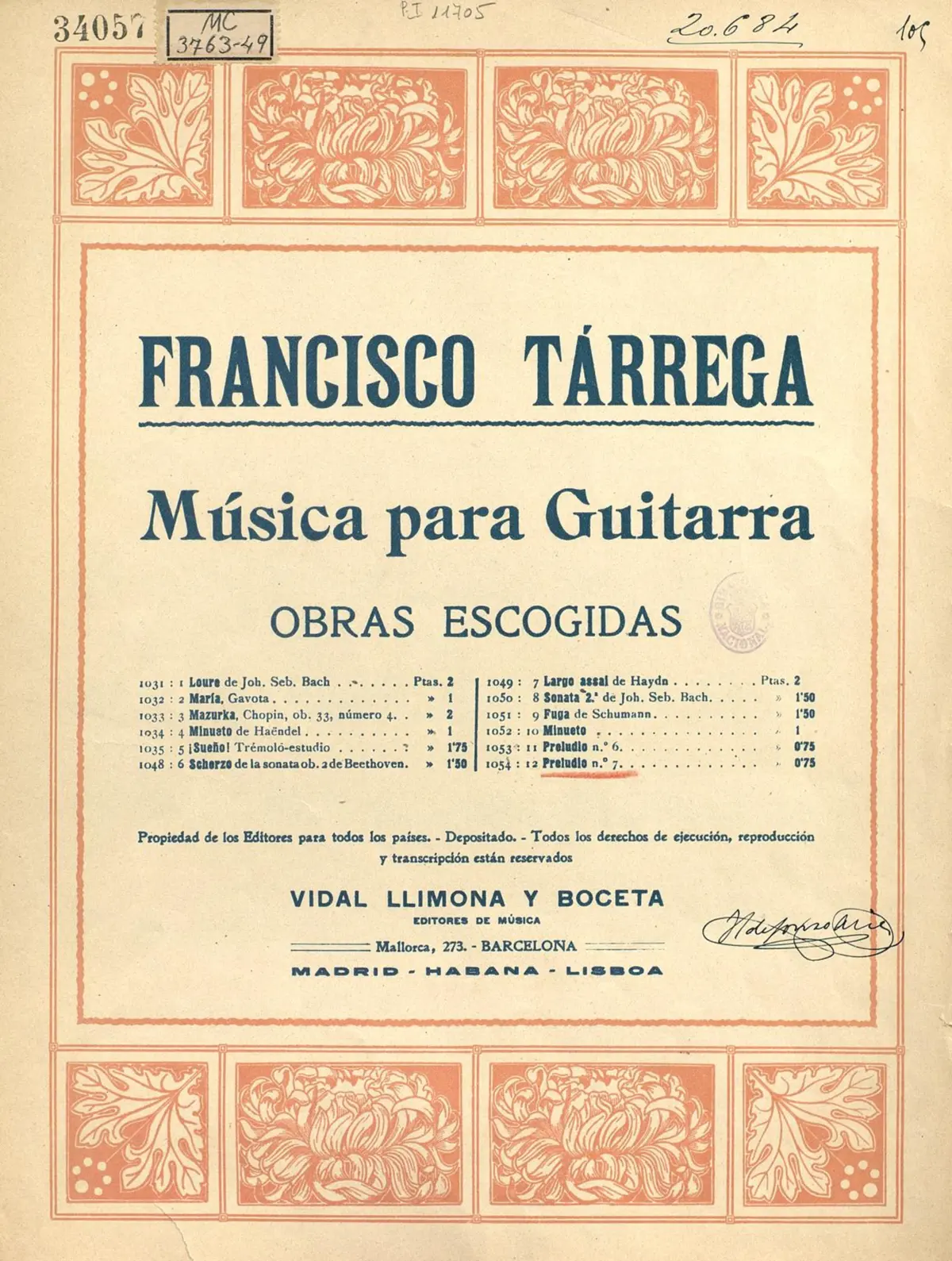 Preludio No.7 - Page 1