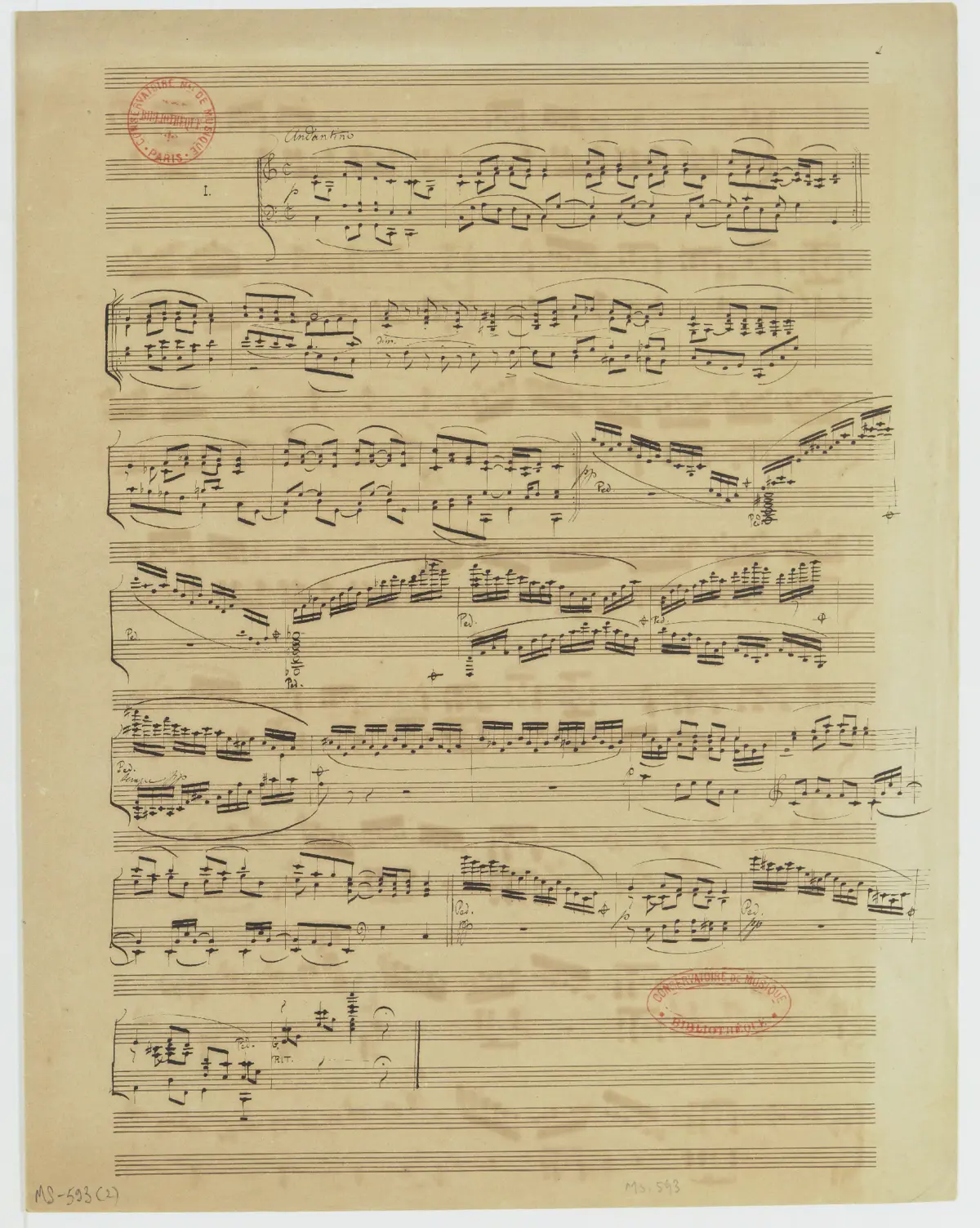 2 Pieces for Piano - Page 1