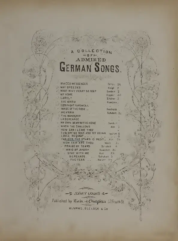 Zwei Gedichte v. W. Floto, f. Alt - Page 1