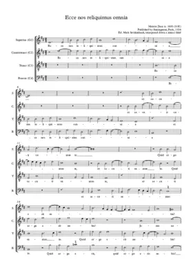 Ecce nos reliquimus omnia