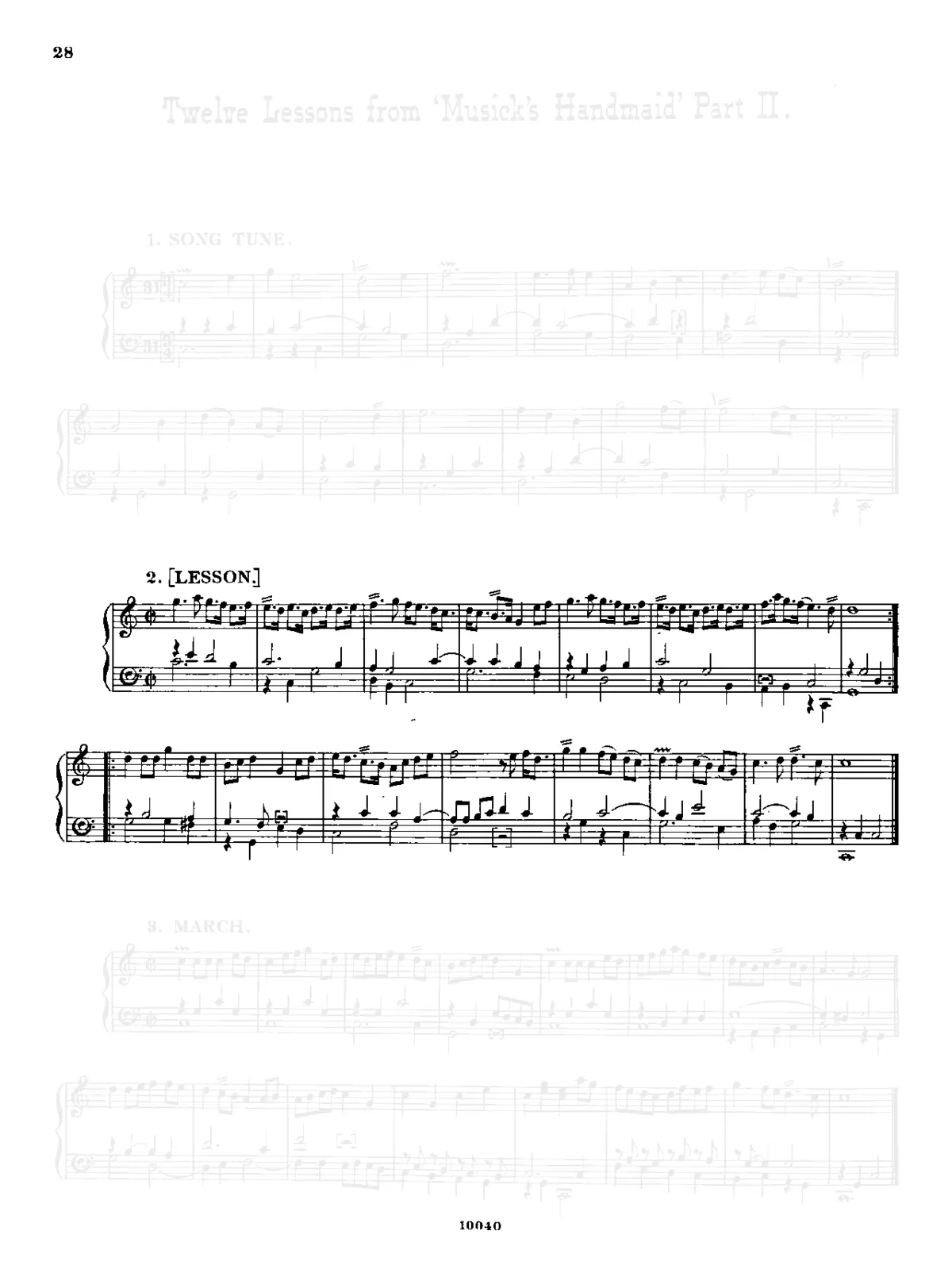 March in C major - Page 1