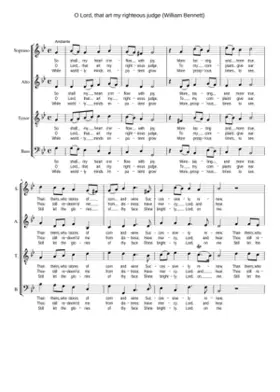 O Lord that art my righteous judge