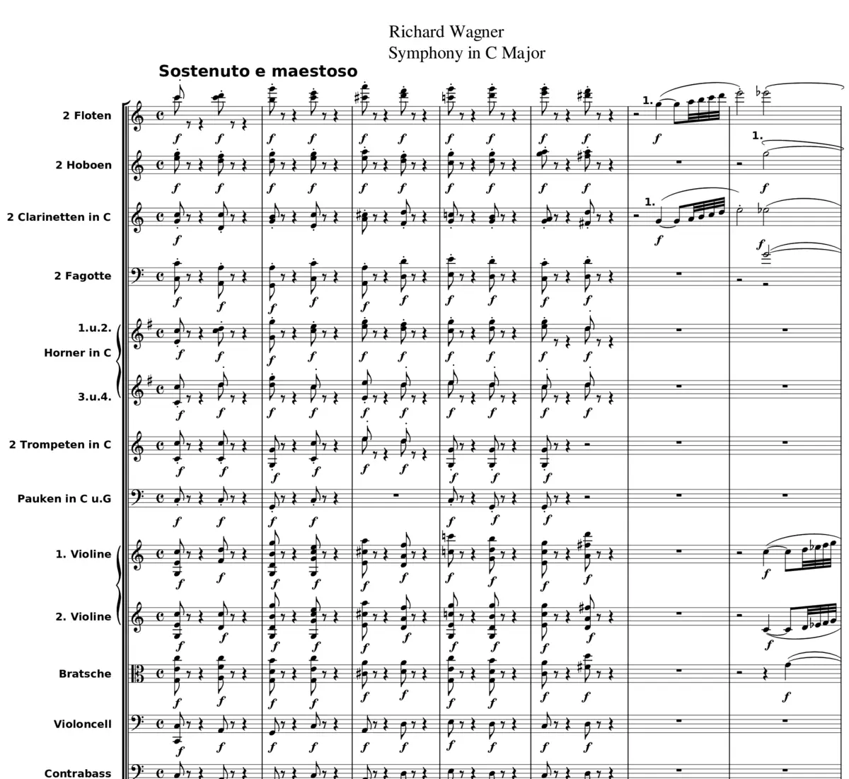 Symphony WWV 29 - Page 1