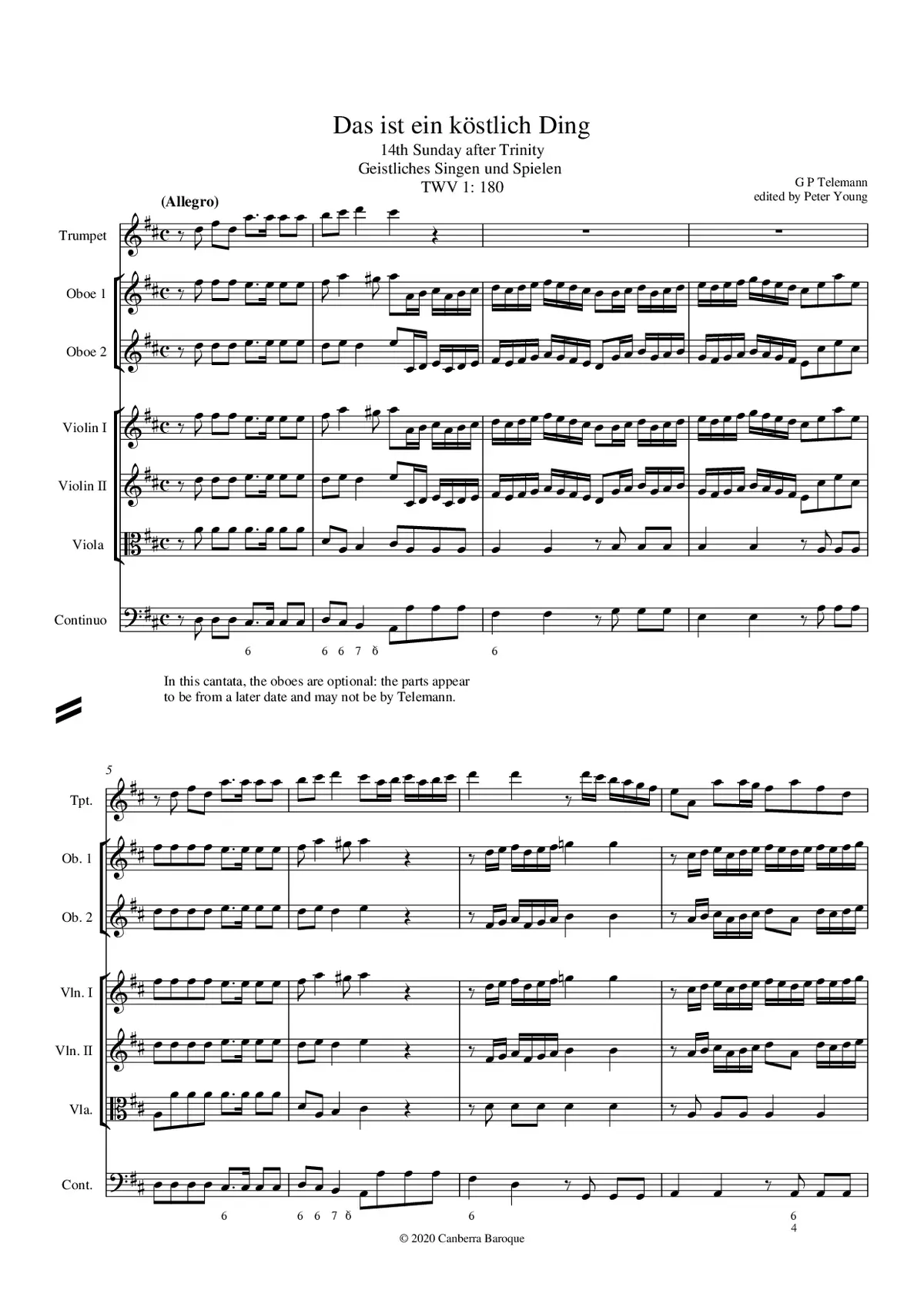 Das ist ein köstlich Ding - Page 1