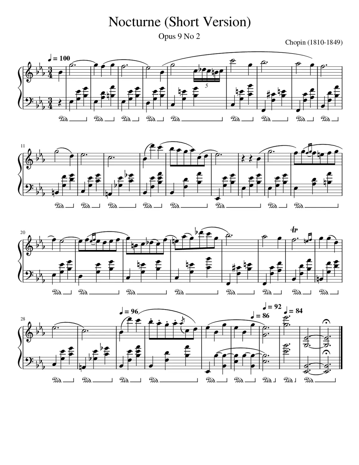 Nocturnes Op.9 - Page 1