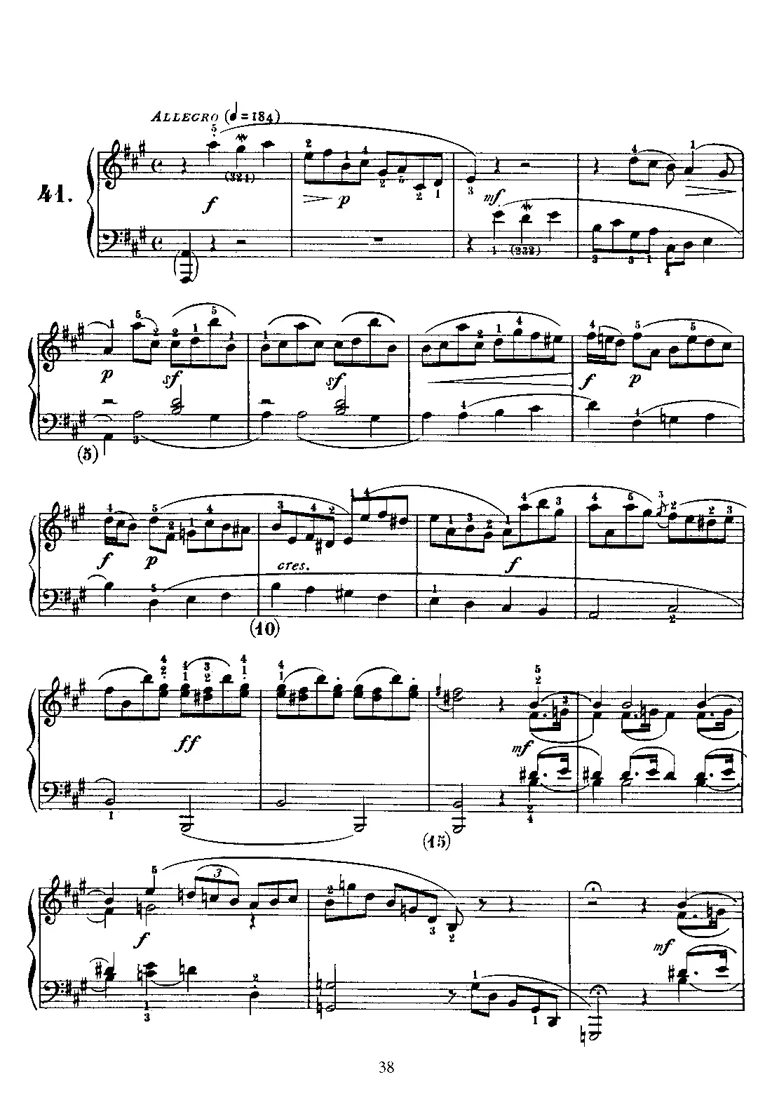 Keyboard Sonata in A major - Page 1