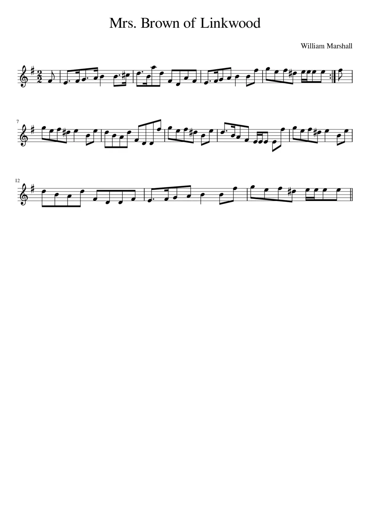 Mrs. Brown of Linkwood - Page 1