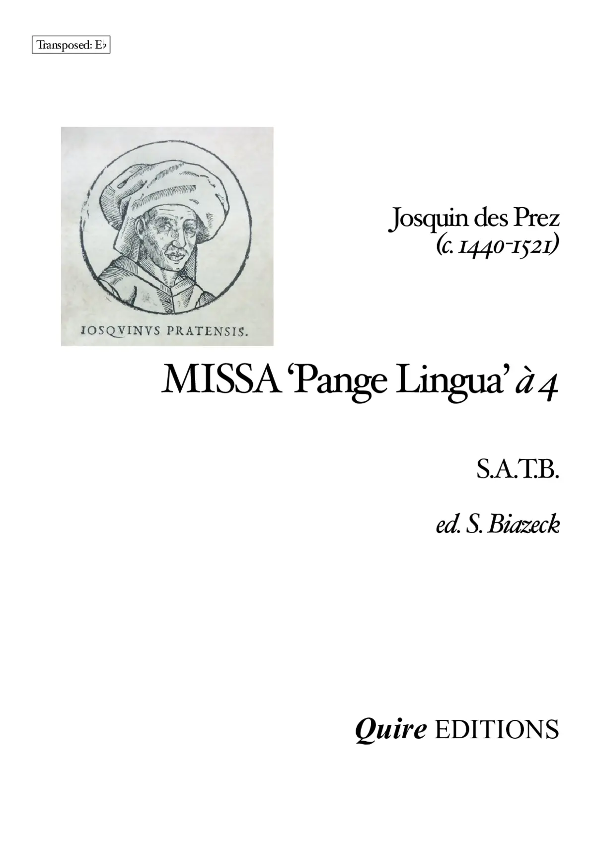 Missa Pange lingua - Page 1