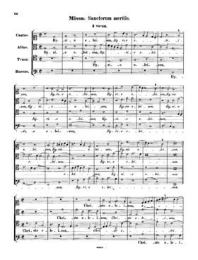 Missa Sanctorum meritis