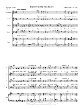 Fierce was the wild billow, Op. 8, No. 5