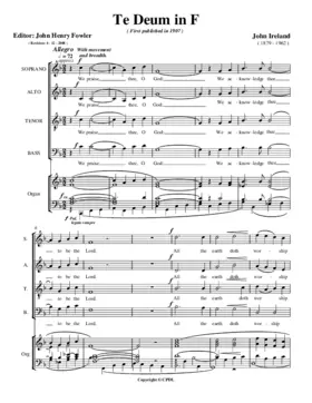 Te Deum in F Major