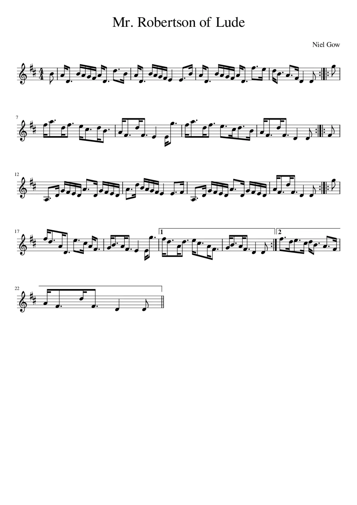 Mr. Robertson of Lude - Page 1