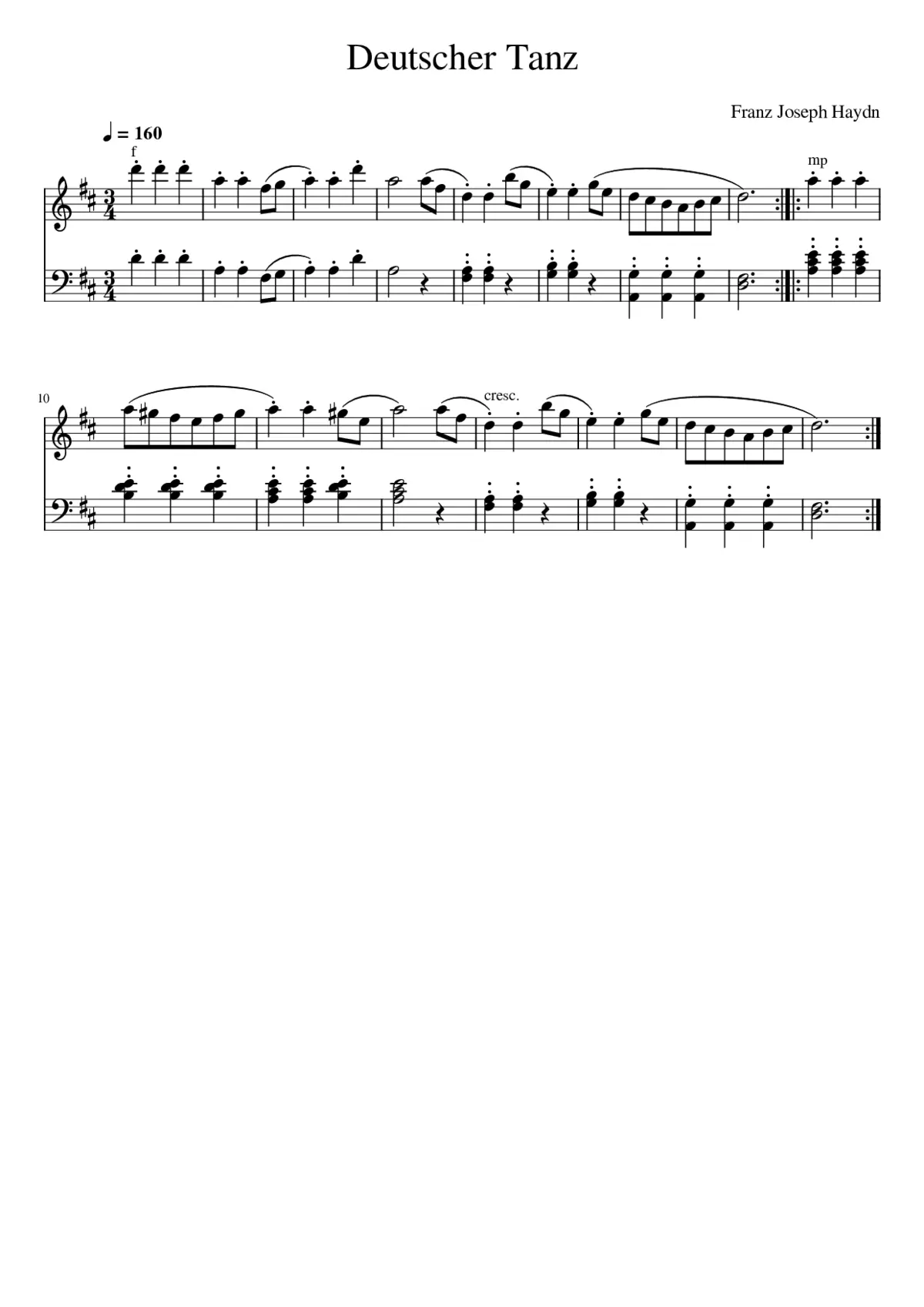 Deutscher Tanz - Page 1