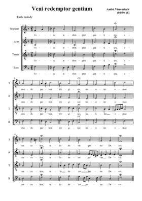 Veni redemptor gentium I