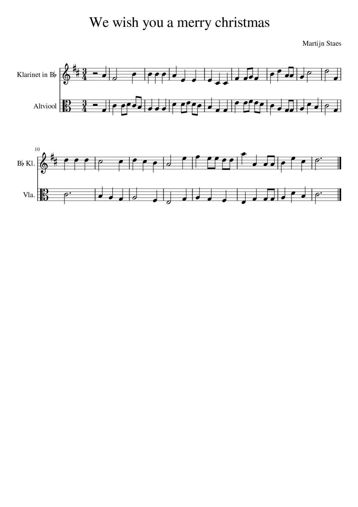 we wish you a merry christmas - Page 1