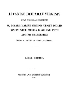 Litaniae de Beata Maria Virgine