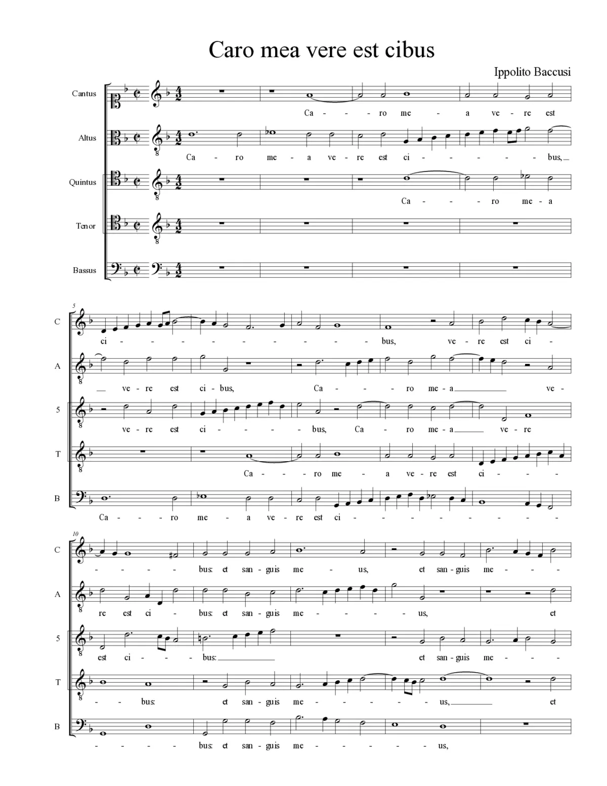 Caro mea vere est cibus - Page 1