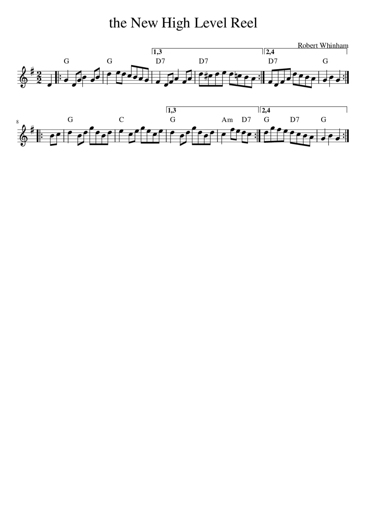 the New High Level Reel - Page 1