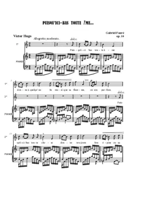 Puisqu'ici-bas, Op. 10 No. 1