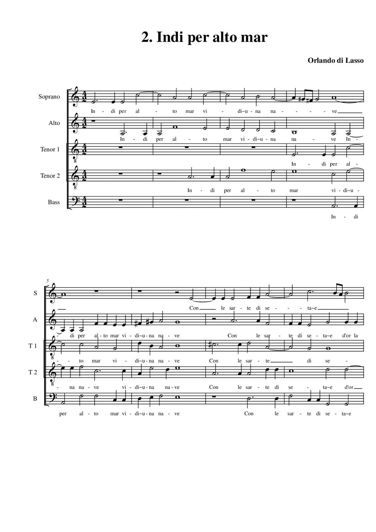 Indi per alto mar - Page 1