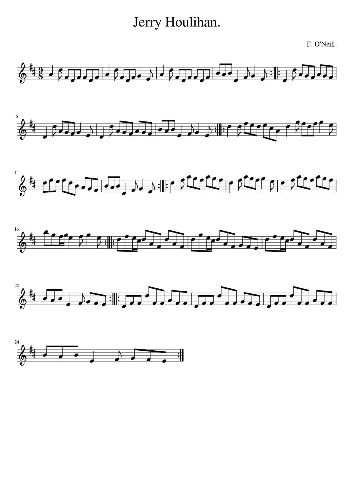 Jerry Houlihan - Page 1