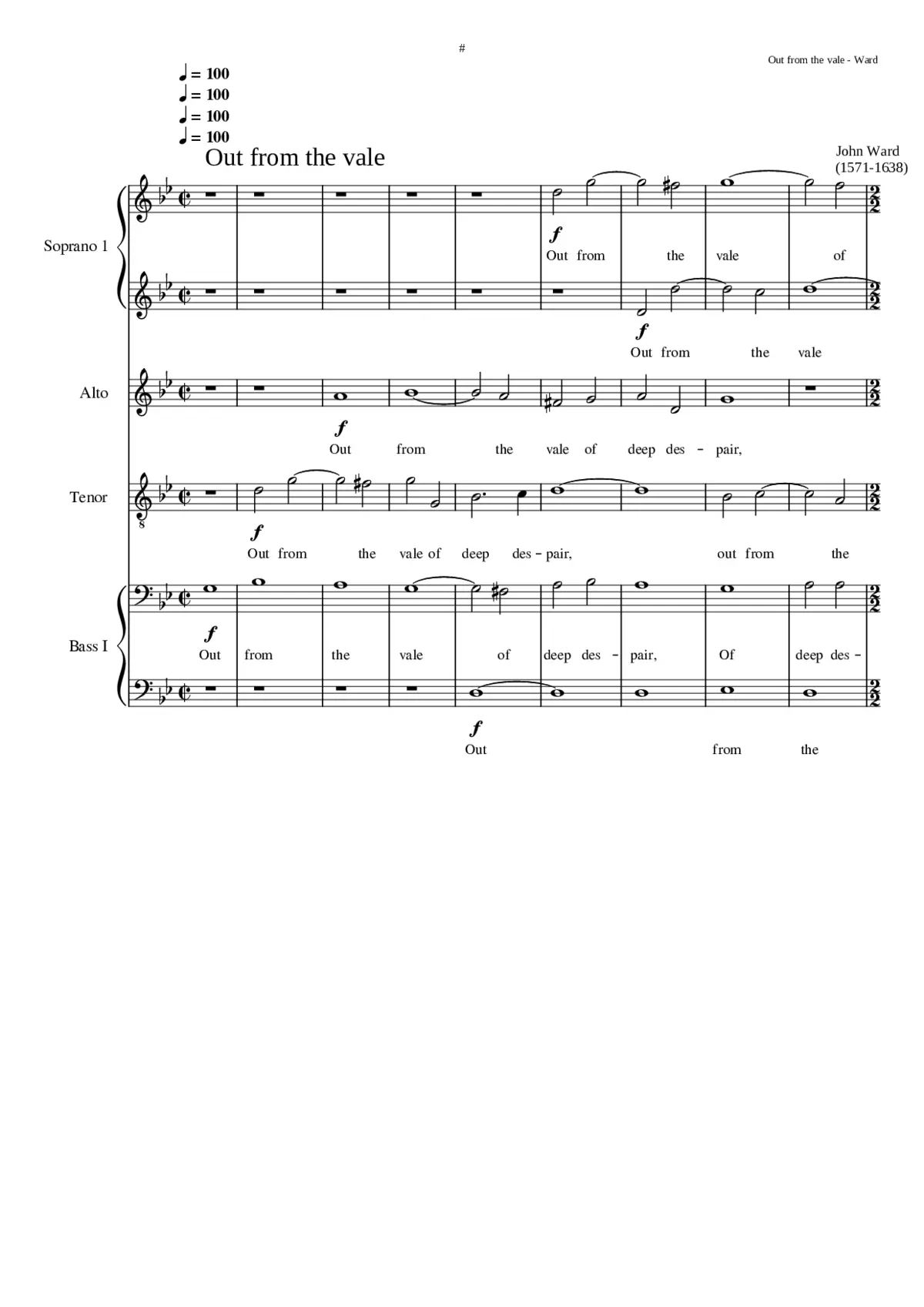 Out from the vale - Page 1