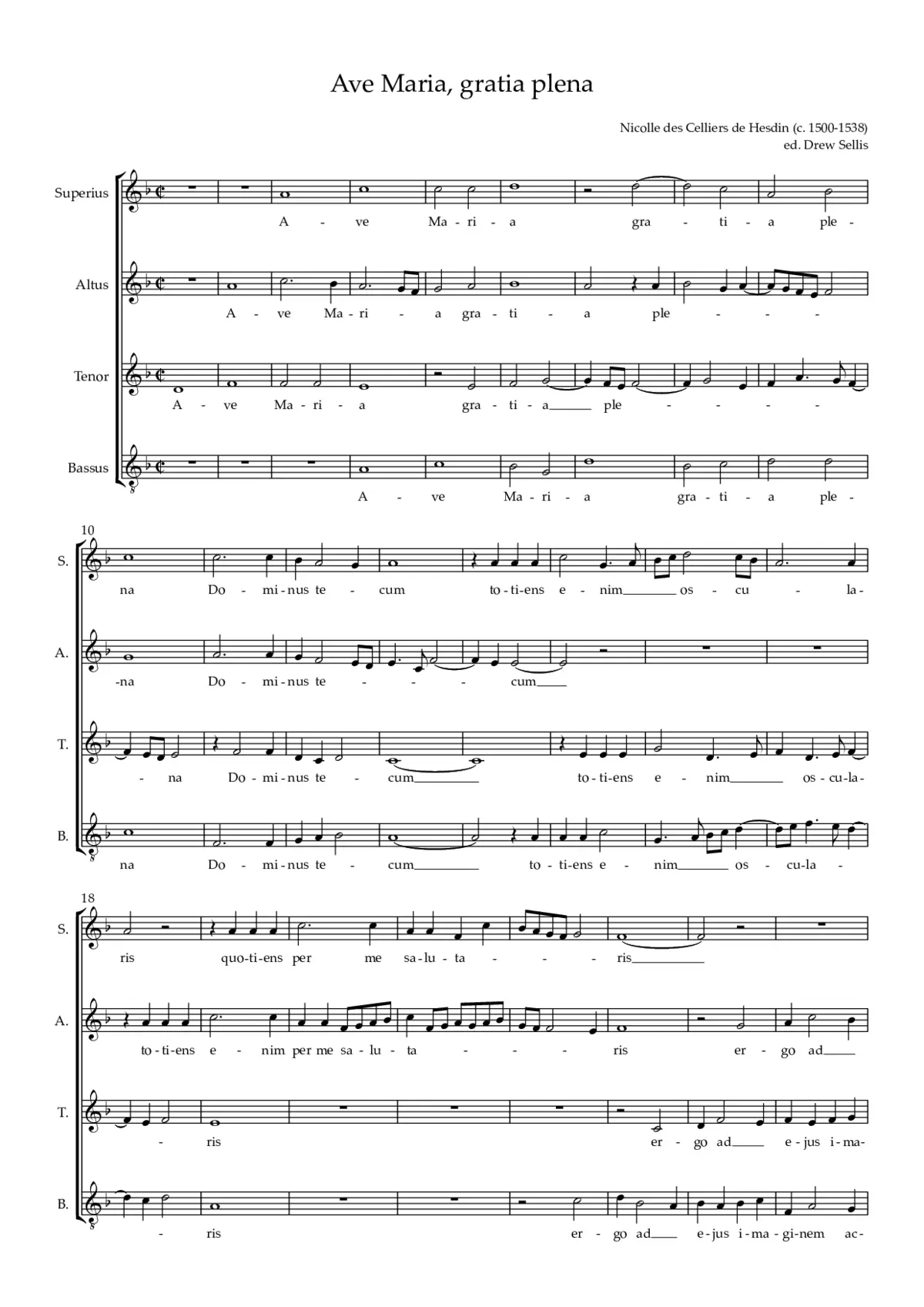 Ave Maria - Page 1