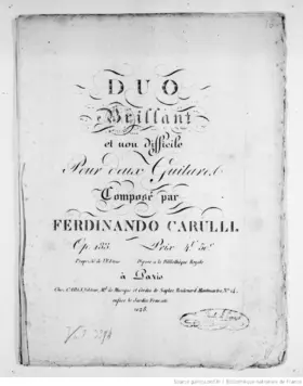 Duo brillant et non difficile pour deux Guitares