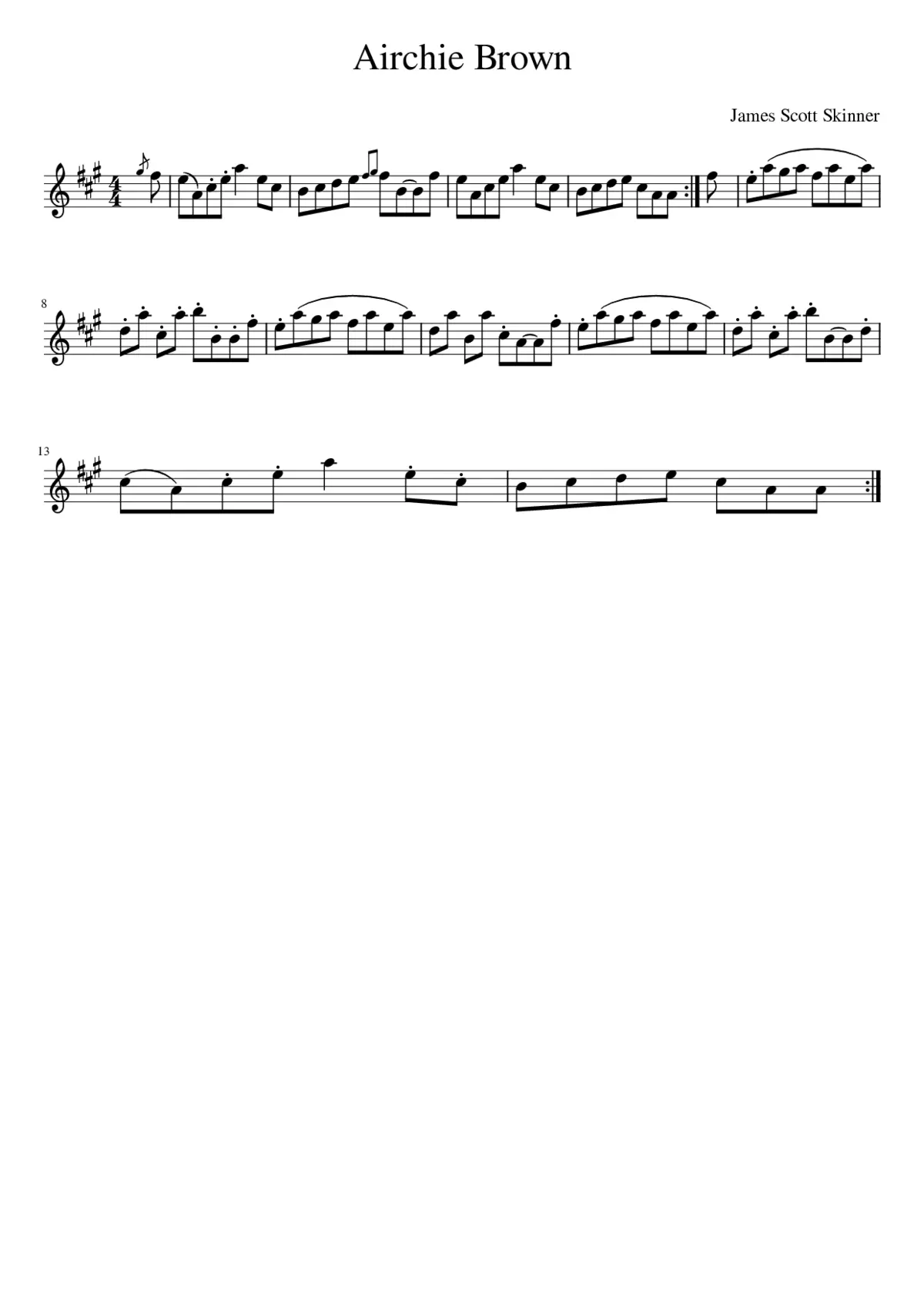 Airchie Brown - Page 1