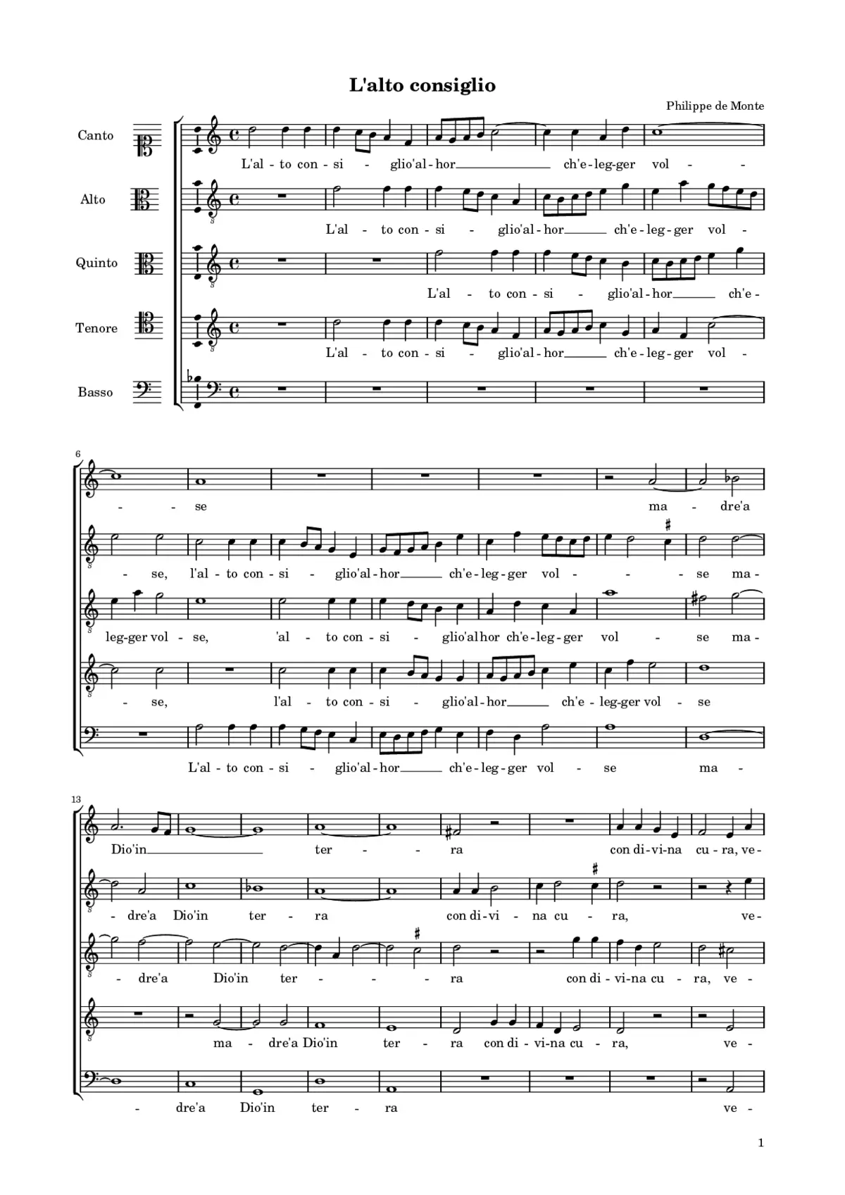 L'alto consiglio - Page 1