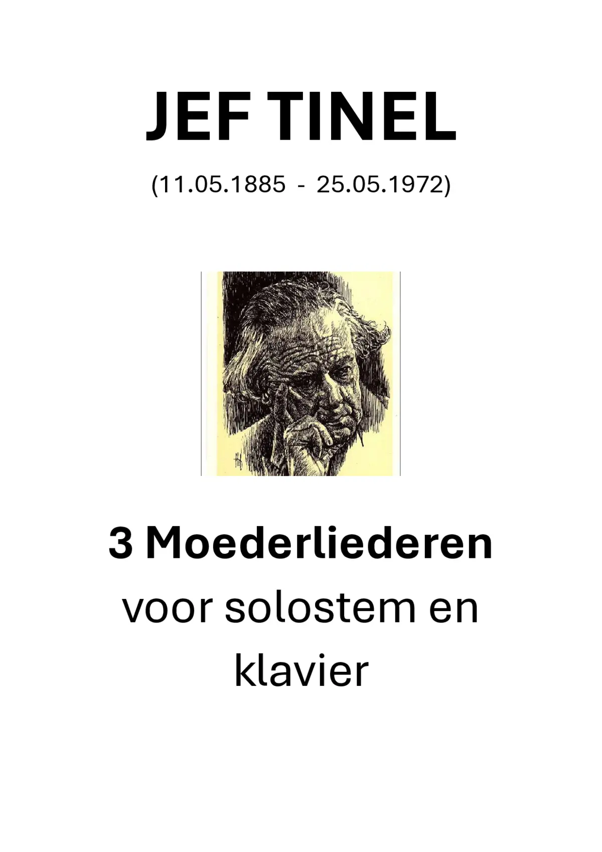 Drie moederliederen - Page 1