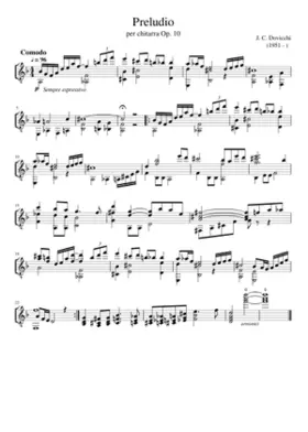 Preludio per chitarra Op. 10